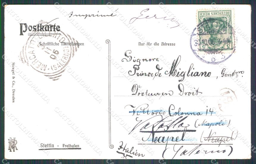Polen Szczecin Stettin Freihafen AK ansichtskarten XC8086 – retro