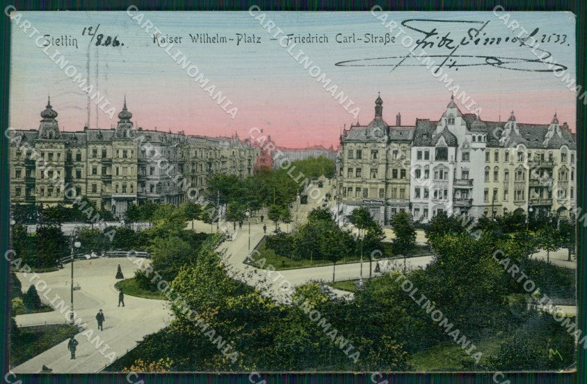 Polen Szczecin Stettin Kaiser Wihelm Platz AK ansichtskarten XC8096 – fronte