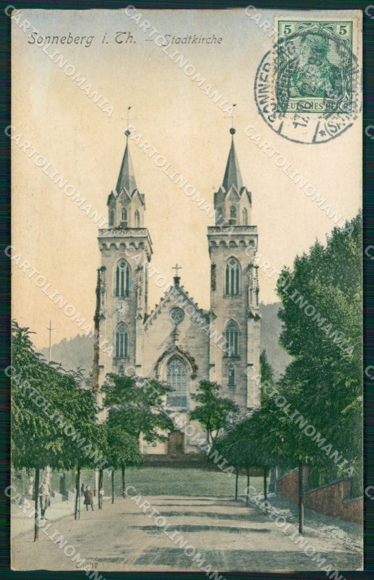 Deutschland Thuringen Sonneberg Stadtkirche AK ansichtskarten XC8109 – fronte