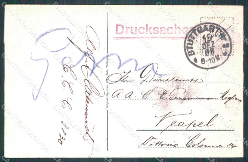 Deutschland Baden Wurttemberg Stuttgart WRINKLE AK ansichtskarten XC8123 – retro
