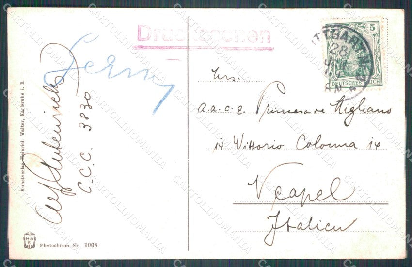 Deutschland Baden Wurttemberg Stuttgart WRINKLE AK ansichtskarten XC8124 – retro