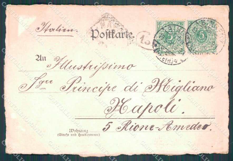 Deutschland Rheinland Pfalz Bingen am Rhein Schloss AK ansichtskarten XC8131 – retro