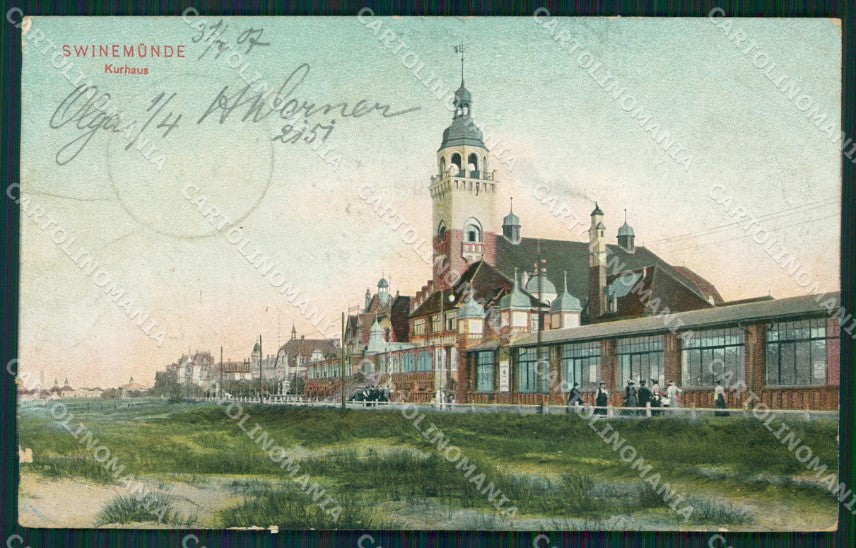 Polen Swinoujscie Ostseebad Swinemunde CORNER CREASED AK ansichtskarten XC8134 – fronte