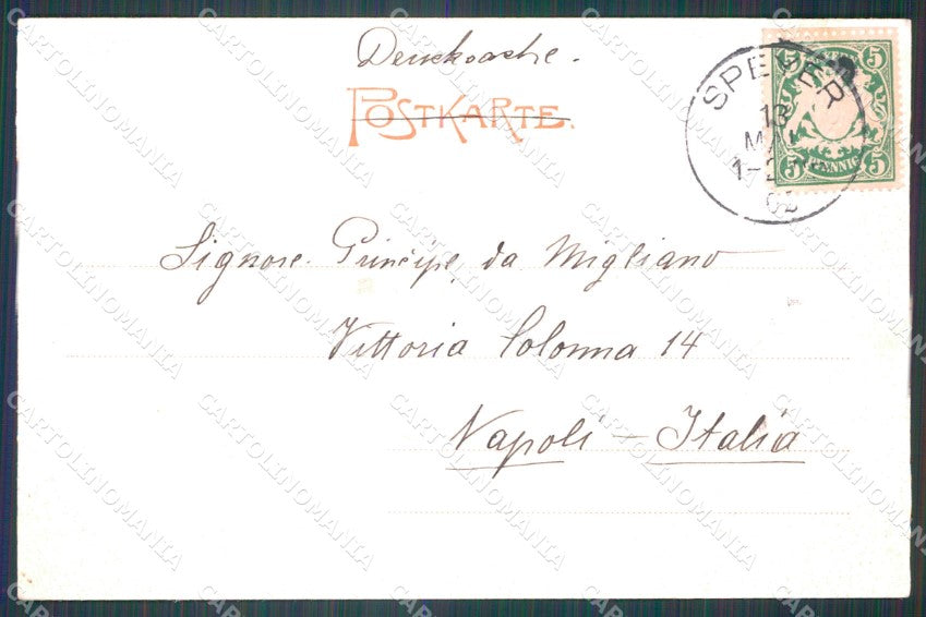 Deutschland Rheinland Pfalz Speyer Dom AK ansichtskarten XC8140 – retro