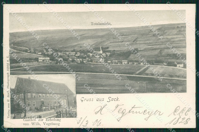 Deutschland Niedersachsen Alfed Sack SMALL CREASE AK ansichtskarten XC8141 – fronte