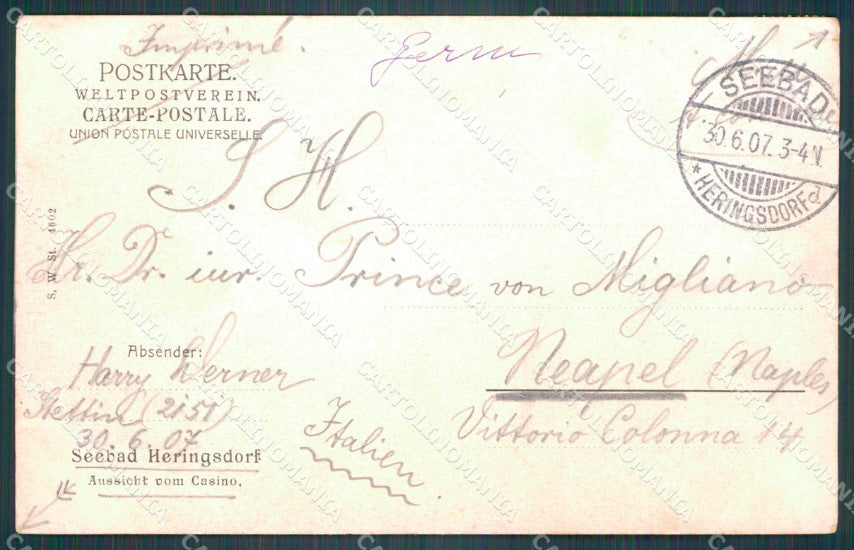 Deutschland Mecklenburg Vorpommern Heringsdorf Seebad AK ansichtskarten XC8142 – retro