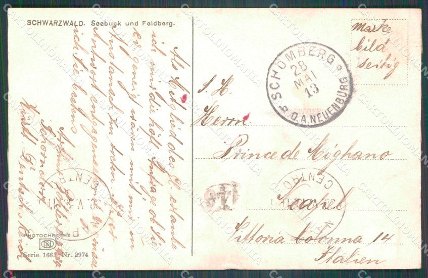 Deutschland Baden Wurttemberg Schwarzwald Feldberg AK ansichtskarten XC8147 – retro