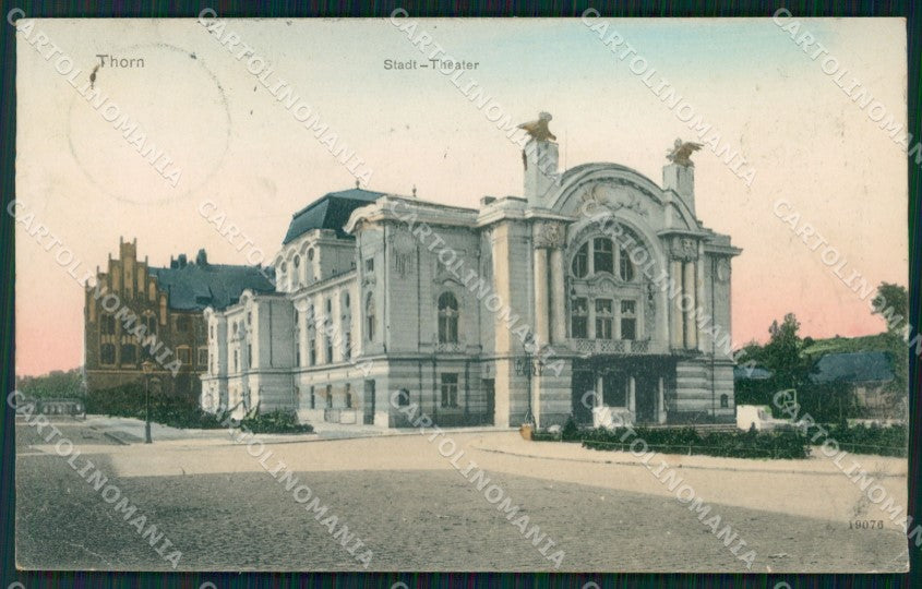 Polen Torun Thorn Stadt Theater AK ansichtskarten XC8155 – fronte