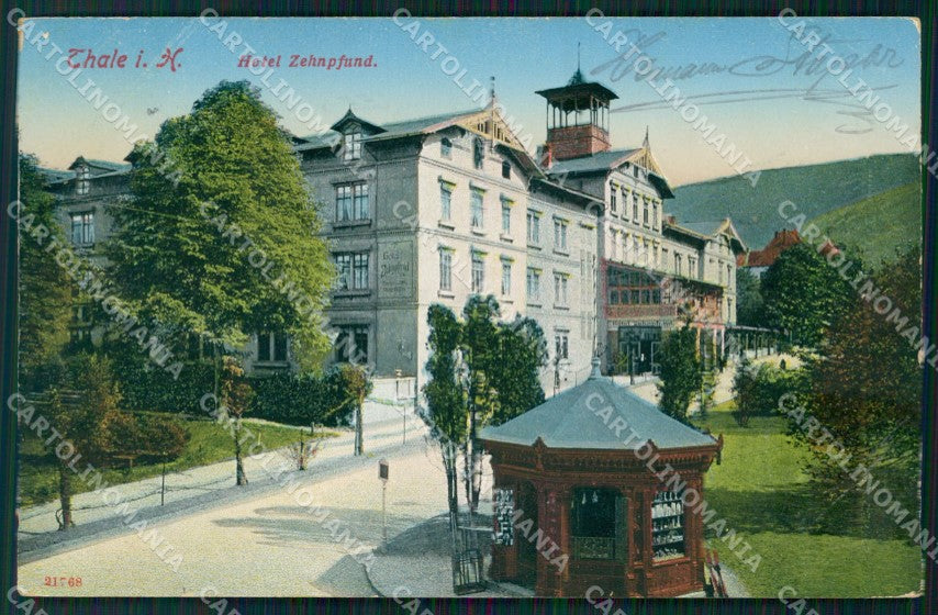 Deutschland Sachsen Anhalt Thale Hotel Zehnpfund AK ansichtskarten XC8157 – fronte