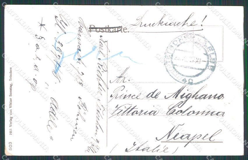 Czech Republic Decin Tetschen Schloss Elbe AK ansichtskarten XC8167 – retro