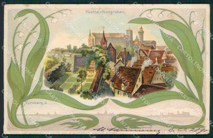 Deutschland Bayern Nurnberg Vestnerthorgraben AK ansichtskarten XC8170 – fronte