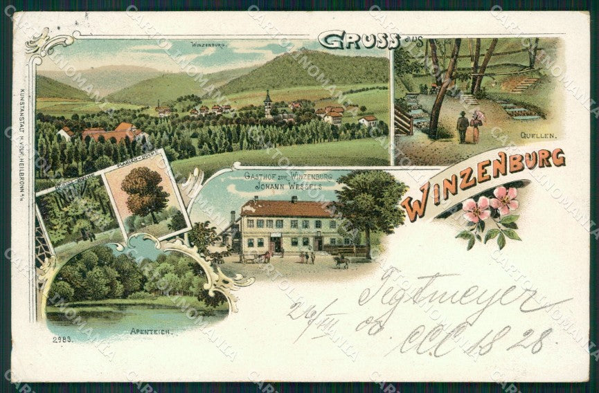 Deutschland Niedersachsen Winzenburg Gruss Aus AK ansichtskarten XC8194 – fronte