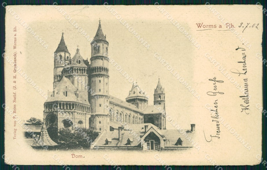 Deutschland Rheinland Pfalz Worms am Rhein Dom AK ansichtskarten XC8199 – fronte