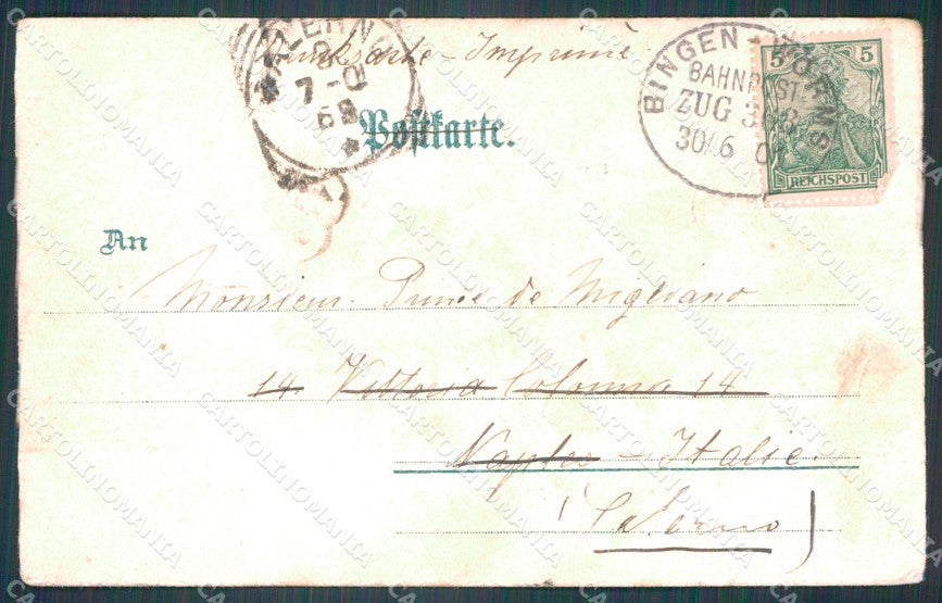 Deutschland Rheinland Pfalz Worms am Rhein CREASED AK ansichtskarten XC8202 – retro