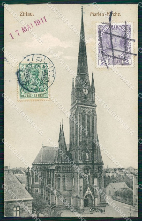 Deutschland Sachsen Zittau CORNER CREASED AK ansichtskarten XC8207 – fronte