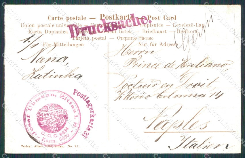 Deutschland Sachsen Zittau CORNER CREASED AK ansichtskarten XC8207 – retro