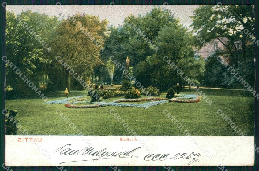 Deutschland Sachsen Zittau Stadtpark AK ansichtskarten XC8219 – fronte