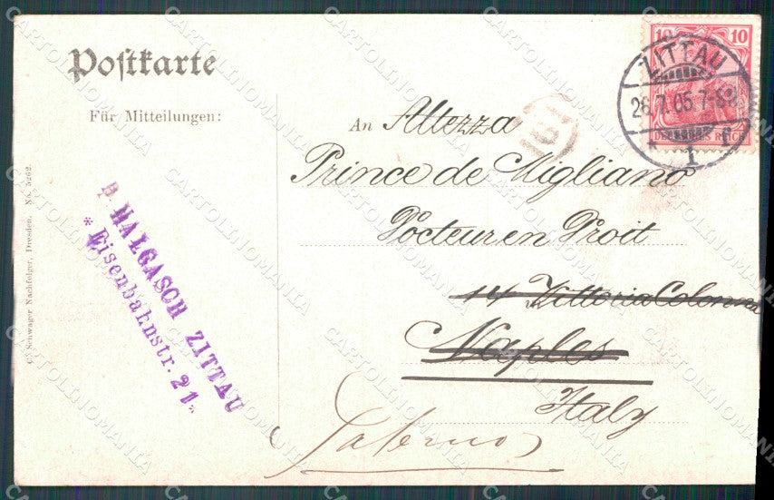 Deutschland Sachsen Zittau Baugewerkenschule AK ansichtskarten XC8230 – retro
