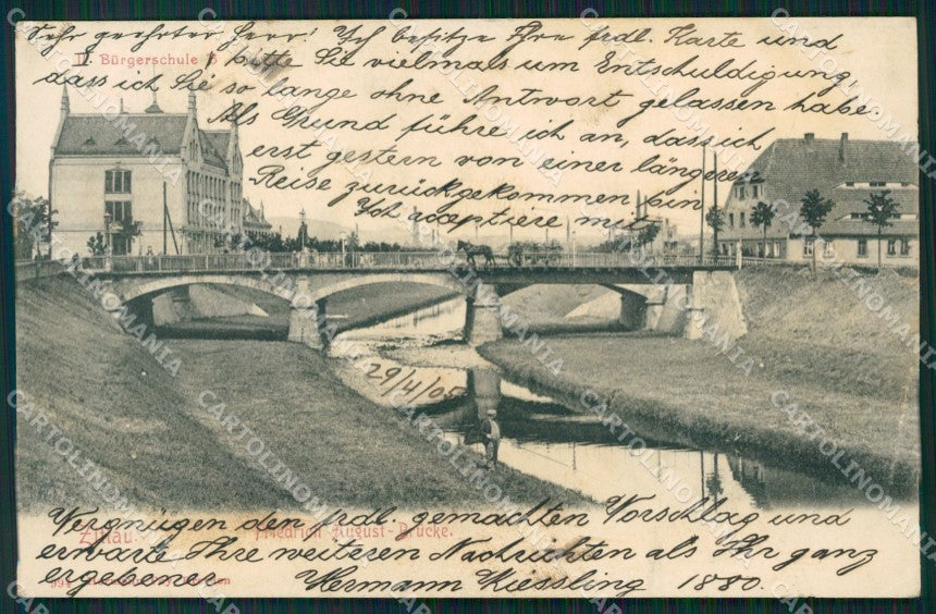 Deutschland Sachsen Zittau Friedrich August Brucke AK ansichtskarten XC8231 – fronte