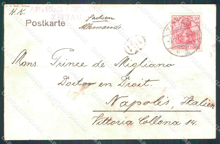 Deutschland Sachsen Zittau Friedrich August Brucke AK ansichtskarten XC8231 – retro