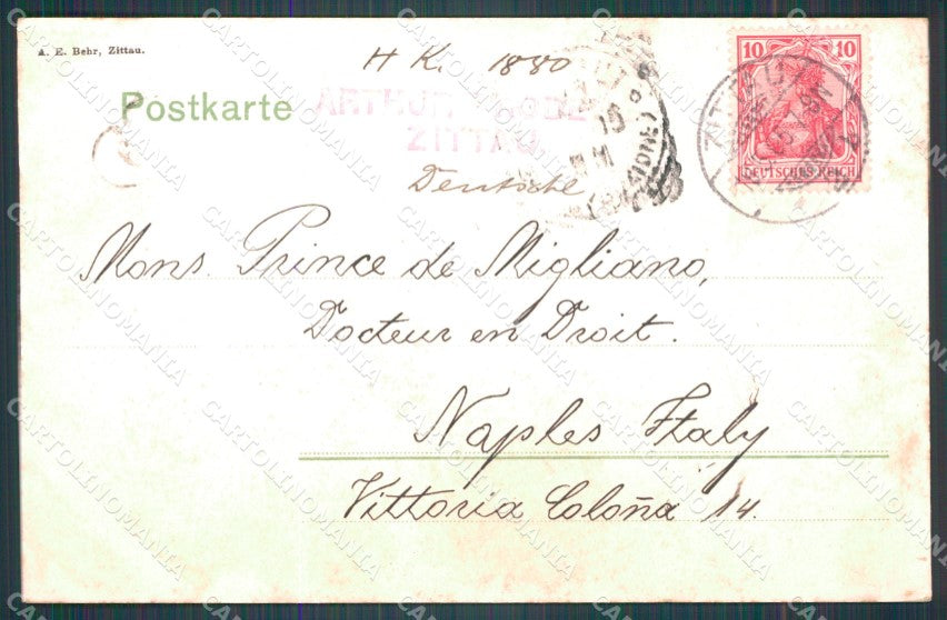 Deutschland Sachsen Zittau Baugewerkenschule AK ansichtskarten XC8232 – retro