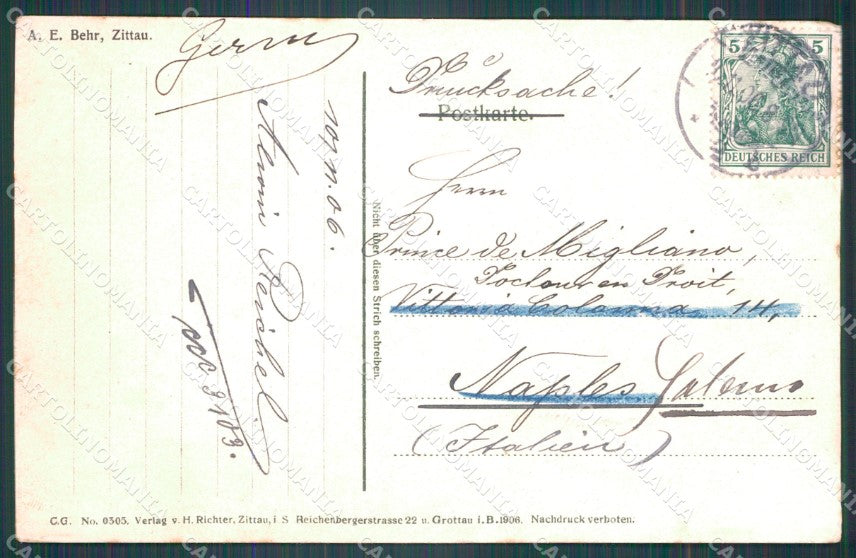 Deutschland Sachsen Zittau Lessingstrasse AK ansichtskarten XC8235 – retro