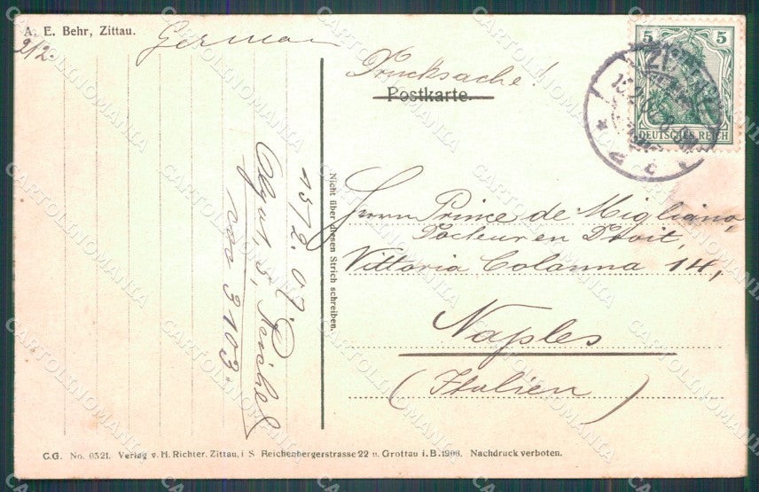 Deutschland Sachsen Zittau Lessingstrasse AK ansichtskarten XC8241 – retro