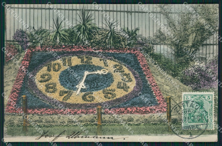 Deutschland Sachsen Zittau Blumenuhr AK ansichtskarten XC8243 – fronte