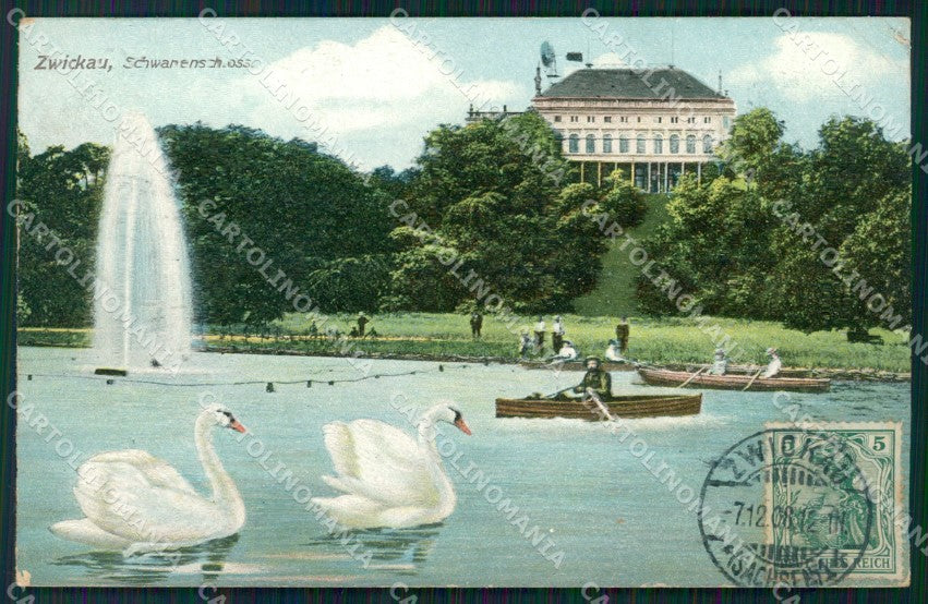 Deutschland Sachsen Zwickau Schwanenschloss AK ansichtskarten XC8245 – fronte