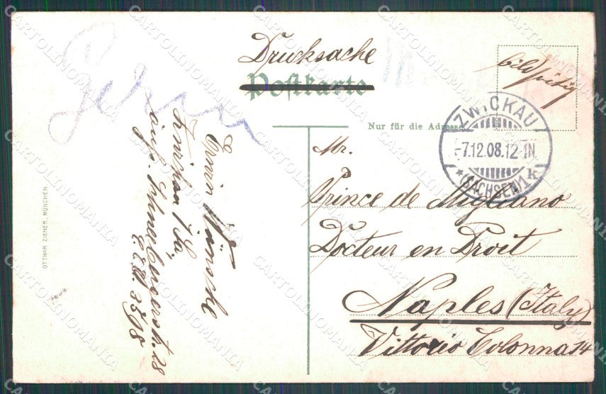 Deutschland Sachsen Zwickau Schwanenschloss AK ansichtskarten XC8245 – retro