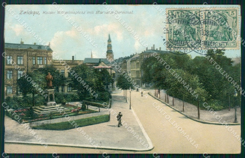 Deutschland Sachsen Zwickau Bismarck Denkmal AK ansichtskarten XC8246 – fronte