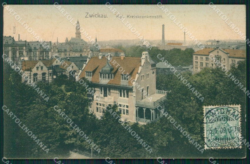 Deutschland Sachsen Zwickau Kreiskrankenstift AK ansichtskarten XC8252 – fronte