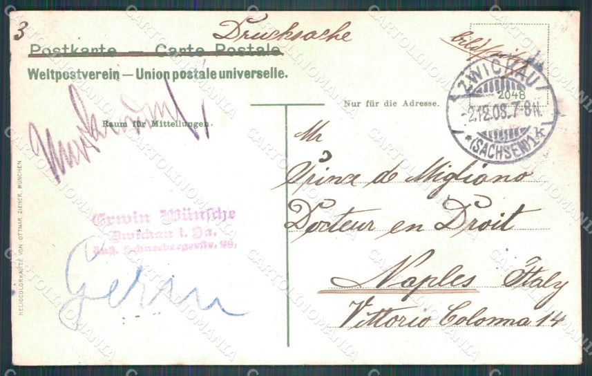 Deutschland Sachsen Zwickau Kaserne des 133 Regiments AK ansichtskarten XC8253 – retro