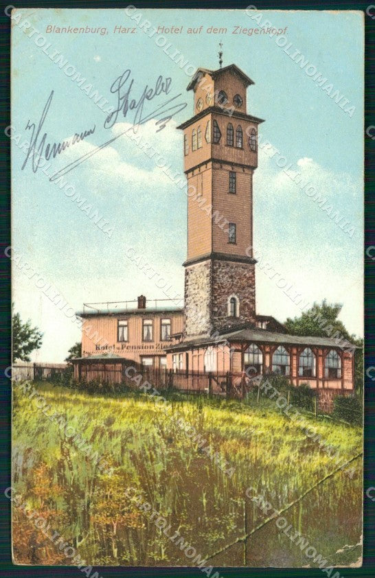 Deutschland Sachsen Anhalt Blankenburg CORNER CREASED AK ansichtskarten XC8255 – fronte