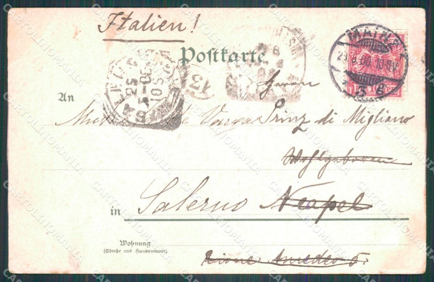 Motive Deutschland Deutsch Flagge Gruss AK ansichtskarten XC8268 – retro