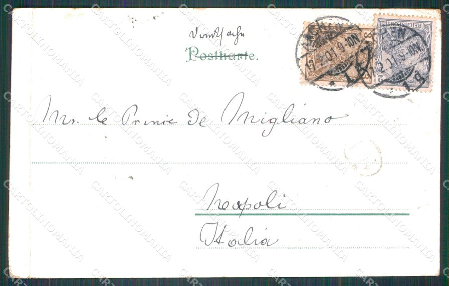 Motive Deutschland Karneval Serie 3469 CREASED AK ansichtskarten XC8270 – retro