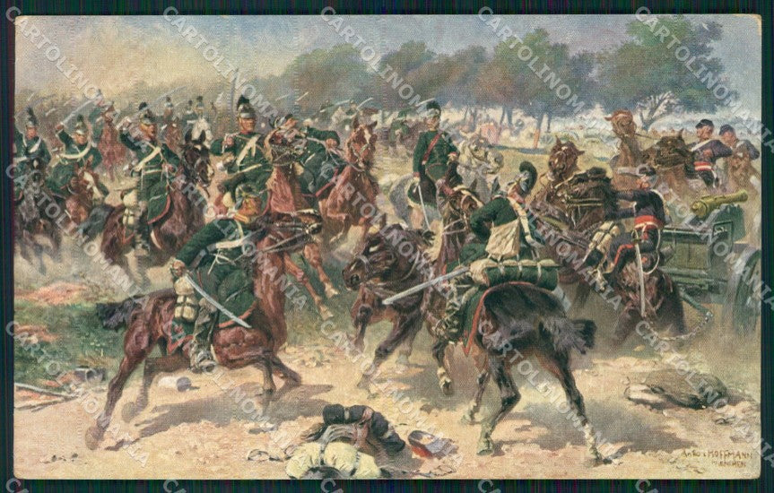 Motive Militar Pferde Hoffmann AK ansichtskarten XC8272 – fronte