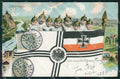 Motive Militar Deutsch Flagge Kinder AK ansichtskarten XC8279 – fronte