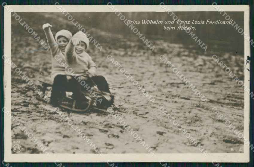 Motive Royalty Prinz Wilhelm Louis Ferdinand RPPC AK ansichtskarten XC8290 – fronte