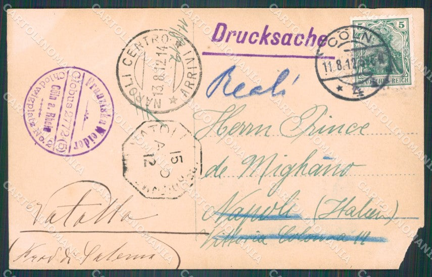 Motive Royalty Prinz Adalbert CORNER FAULT RPPC AK ansichtskarten XC8292 – retro