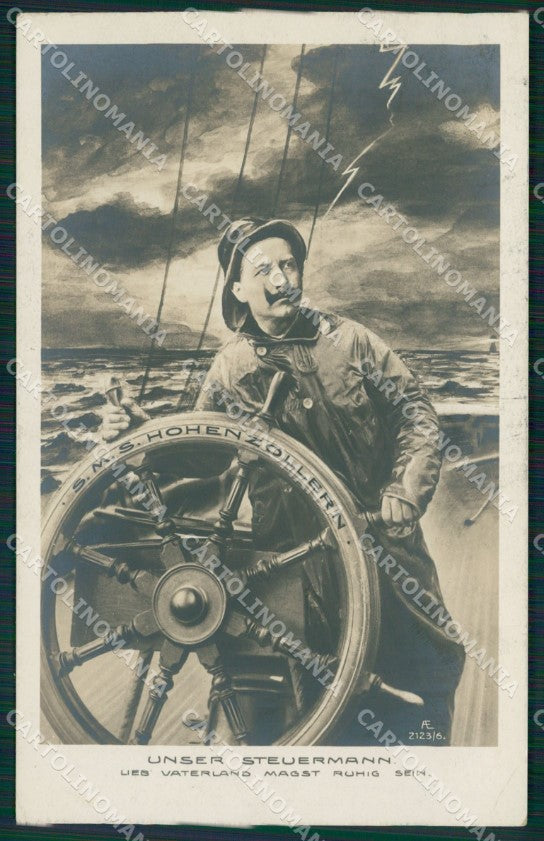 Motive Royalty Kaiser Wilhelm II Sailor Real Photo RPPC AK ansichtskarten XC8297 – fronte