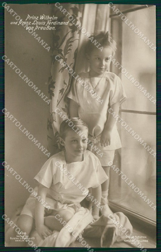 Motive Royalty Prinz Wilhelm Louis Ferdinand RPPC AK ansichtskarten XC8308 – fronte