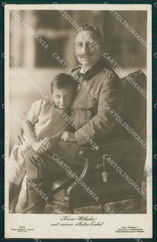 Motive Royalty Kaiser Wilhelm II Enkel Real Photo RPPC AK ansichtskarten XC8314 – fronte