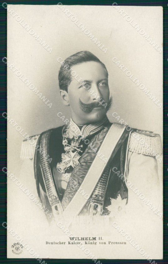 Motive Royalty Kaiser Wilhelm II Real Photo RPPC AK ansichtskarten XC8322 – fronte