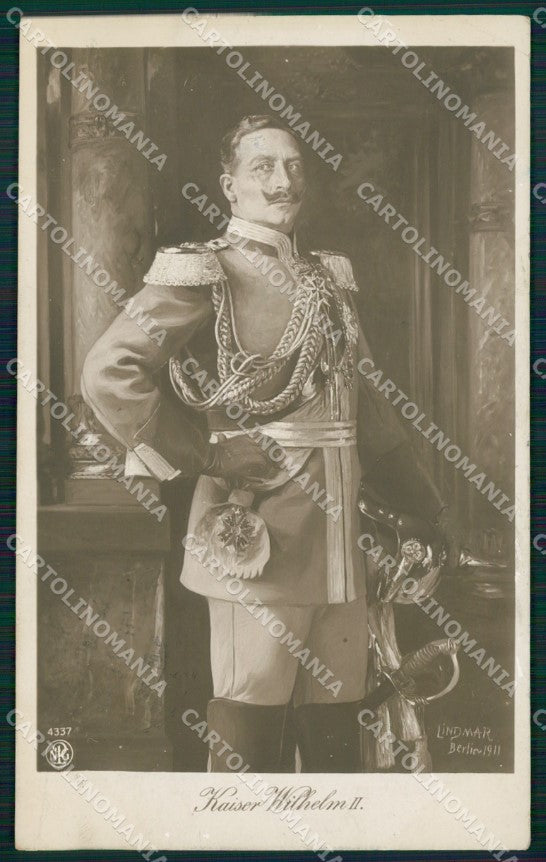 Motive Royalty Kaiser Wilhelm II Real Photo RPPC AK ansichtskarten XC8323 – fronte
