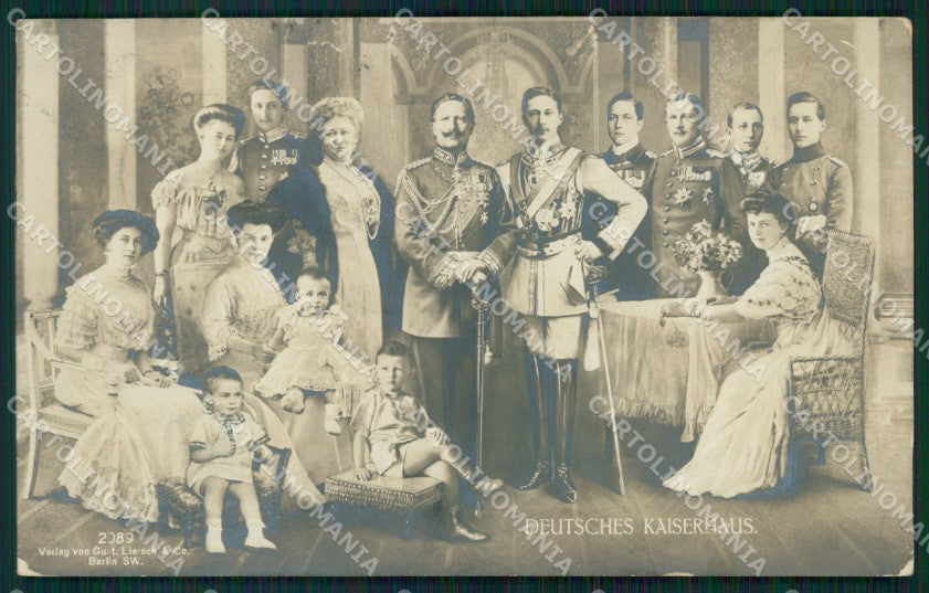 Motive Royalty Deutsches Kaiserhaus Real Photo RPPC AK ansichtskarten XC8333 – fronte