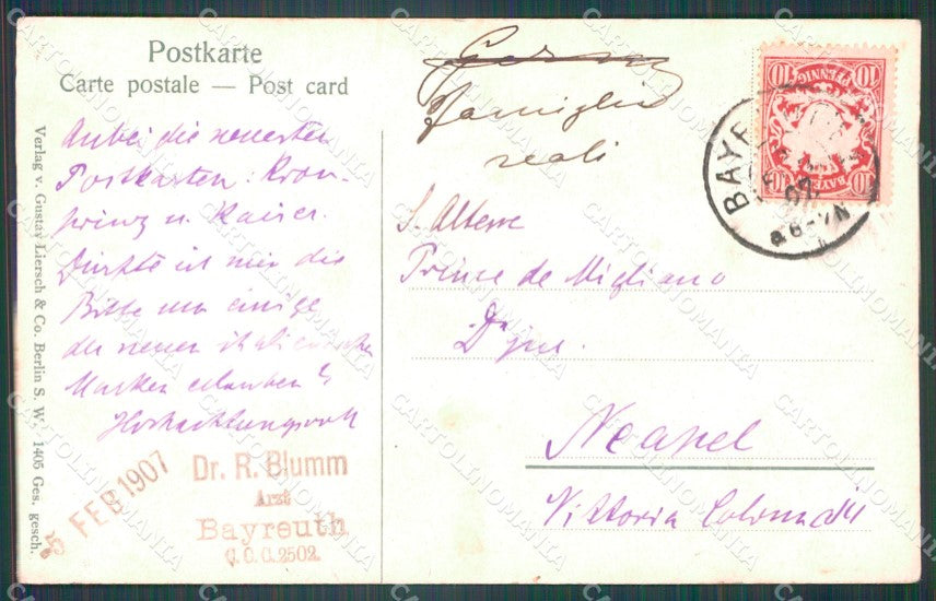 Motive Royalty Kronprinz Kronprinzessin Cecilie AK ansichtskarten XC8335 – retro