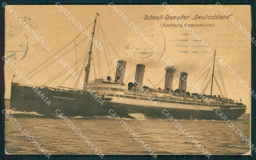 Motive Schiff Schnell Dampfer Deutschland Amerikalinie AK ansichtskarten XC8346 – fronte