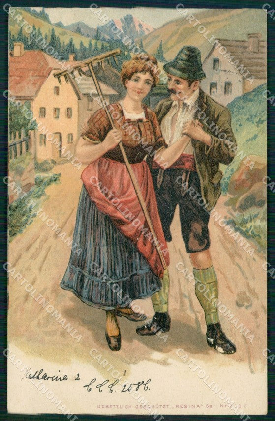 Motive Types AK ansichtskarten XC8347 – fronte