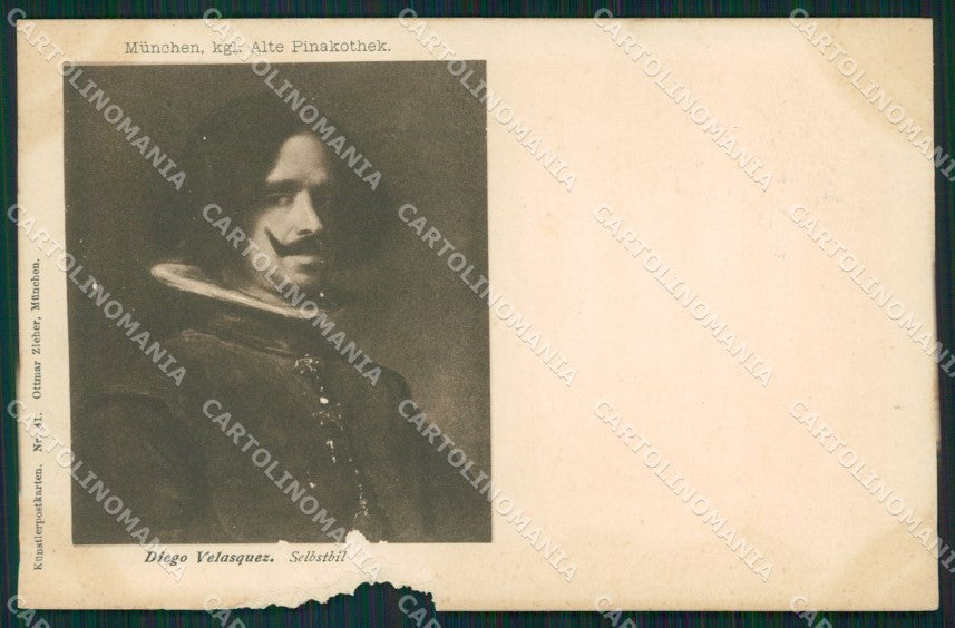 Motive Pinakothek Munchen Velasquez Diego ABRADED AK ansichtskarten XC8359 – fronte
